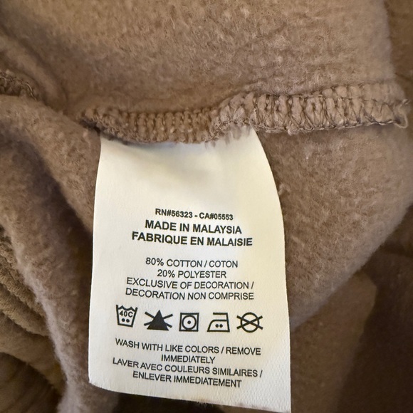 Nike Brown Cropped Hoodie - Picture 3 of 4